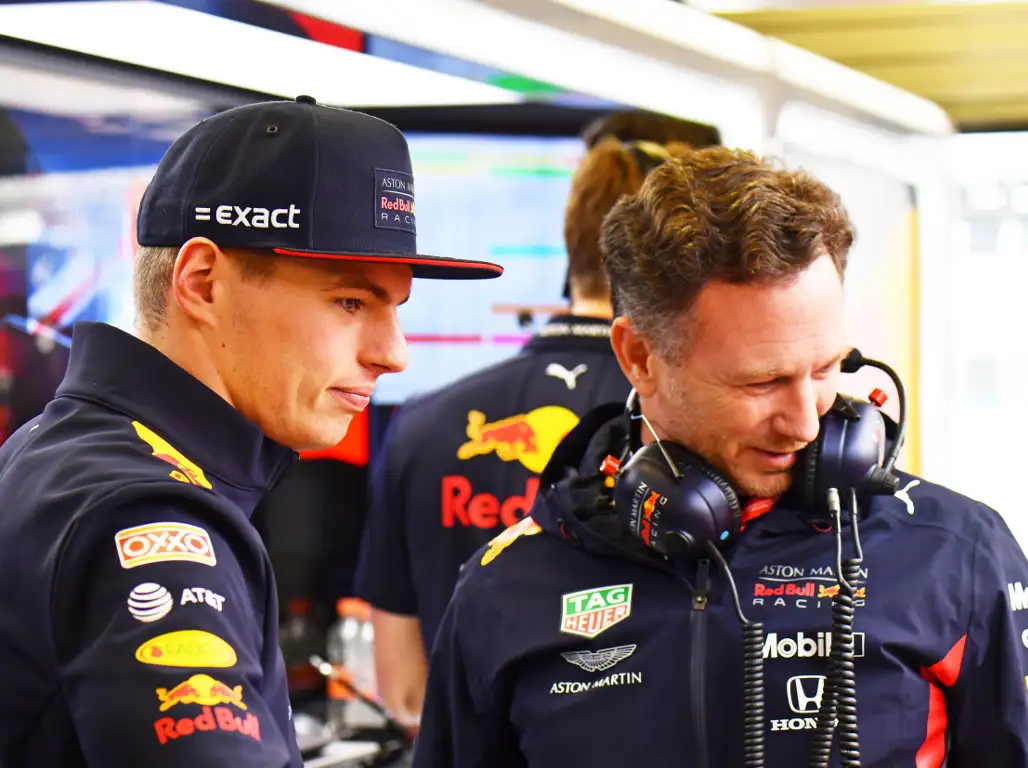 Christian Horner and Max Verstappen react to RB16's first outing.