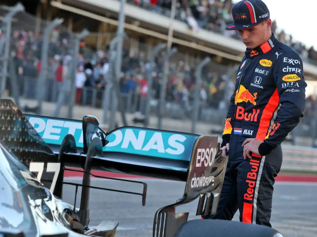 Max Verstappen fancied taking P2 from Lewis Hamilton in Austin before the yellow flags.
