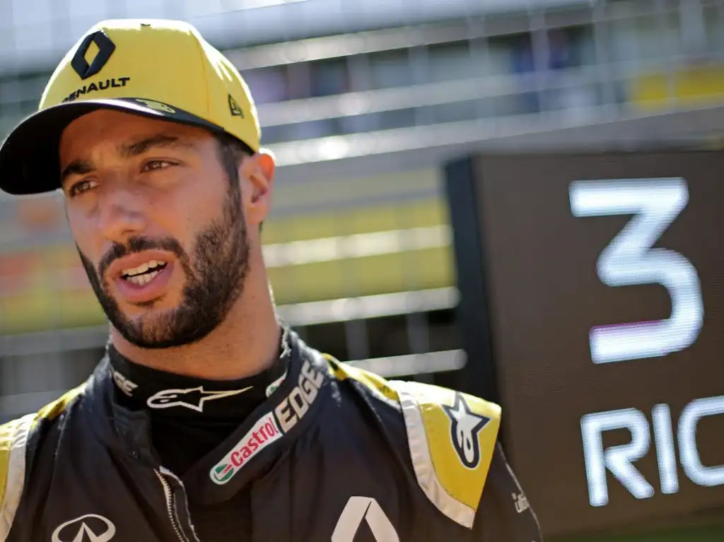 Daniel Ricciardo isn't happy with his P9 in 2019, saying he doesn't see himself as the ninth best driver.