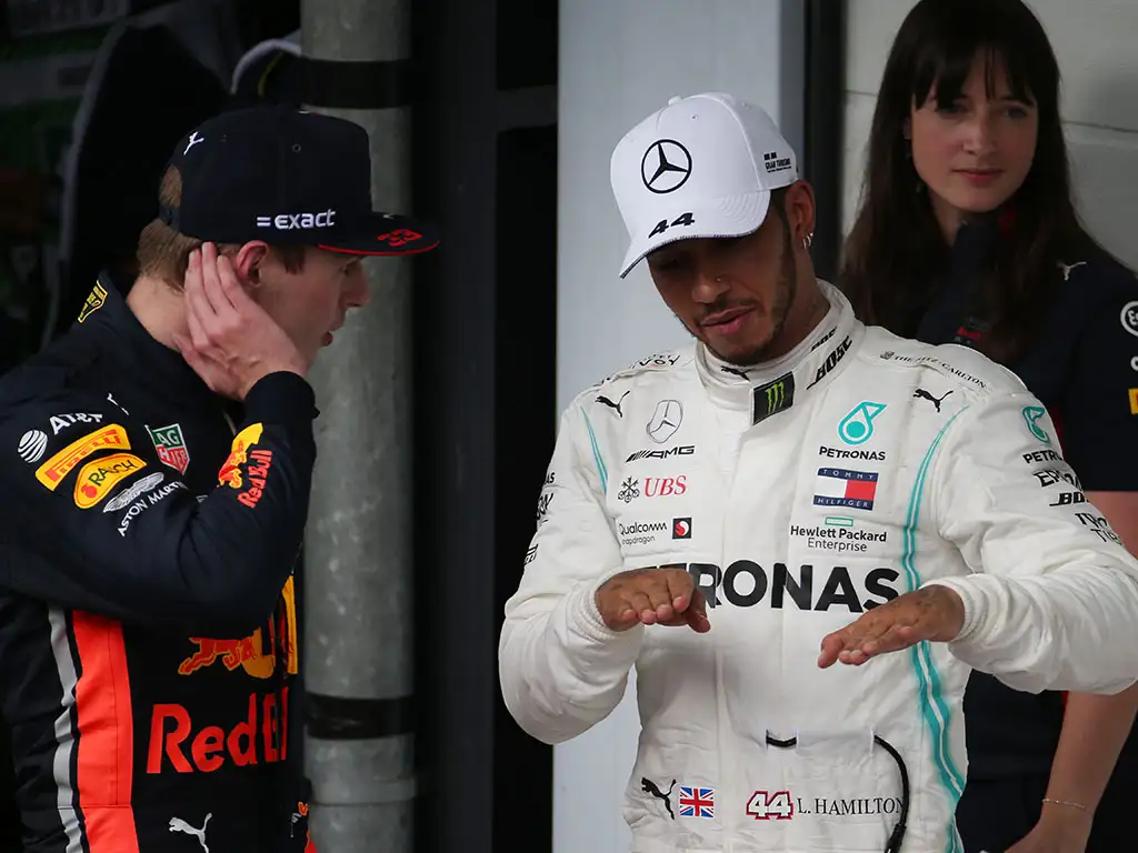 Lewis Hamilton says the future of F1 is bright, but warns he is still "kicking it" against the young guns.