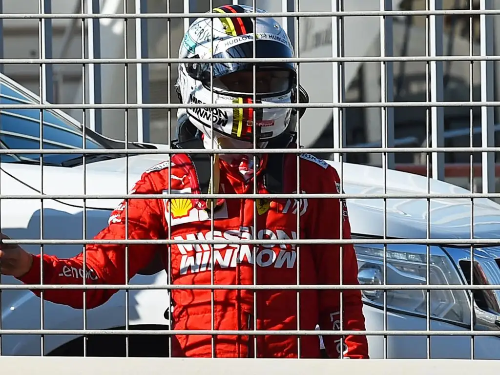 Nobody to blame for Charles Leclerc getting timed out in Q3 says Sebastian Vettel.