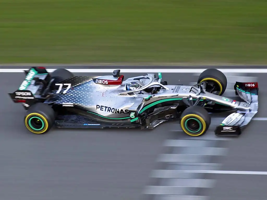 Valtteri Bottas Mercedes F1 testing
