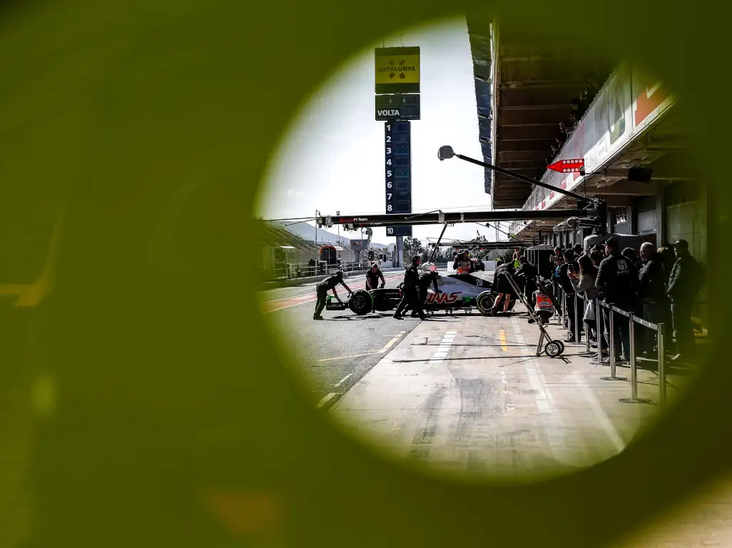 Haas F1 testing 2020