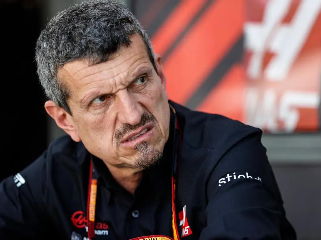 Guenther Steiner very unhappy