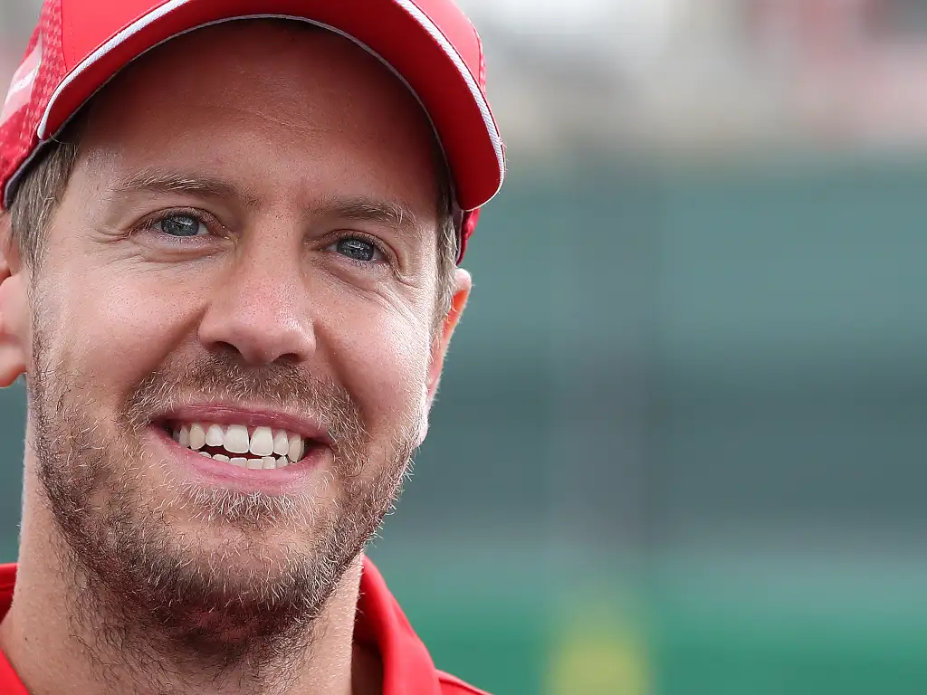 Sebastian Vettel smiling 2020 pa