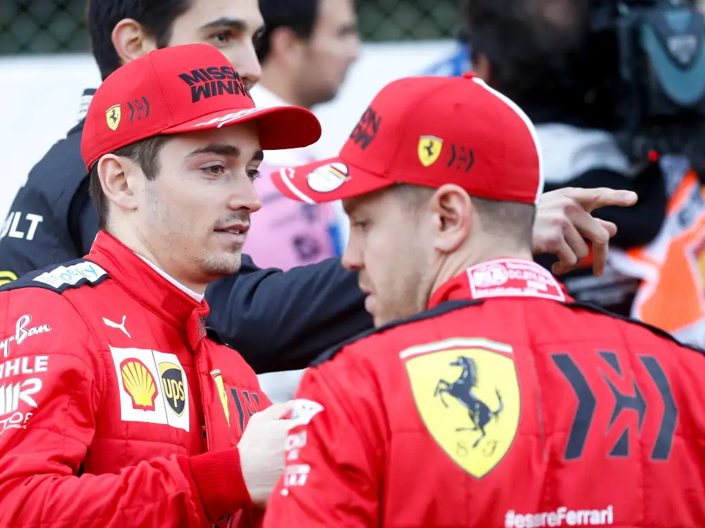 Sebastian Vettel and Charles Leclerc 2020