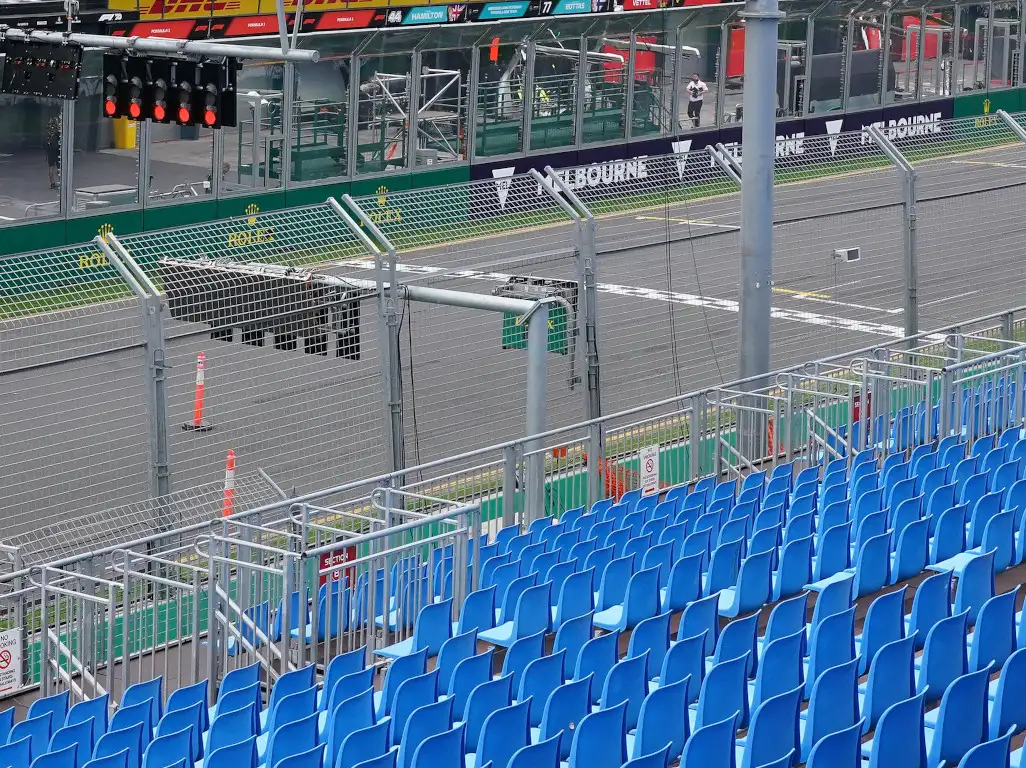 Melbourne Australian GP empty stands