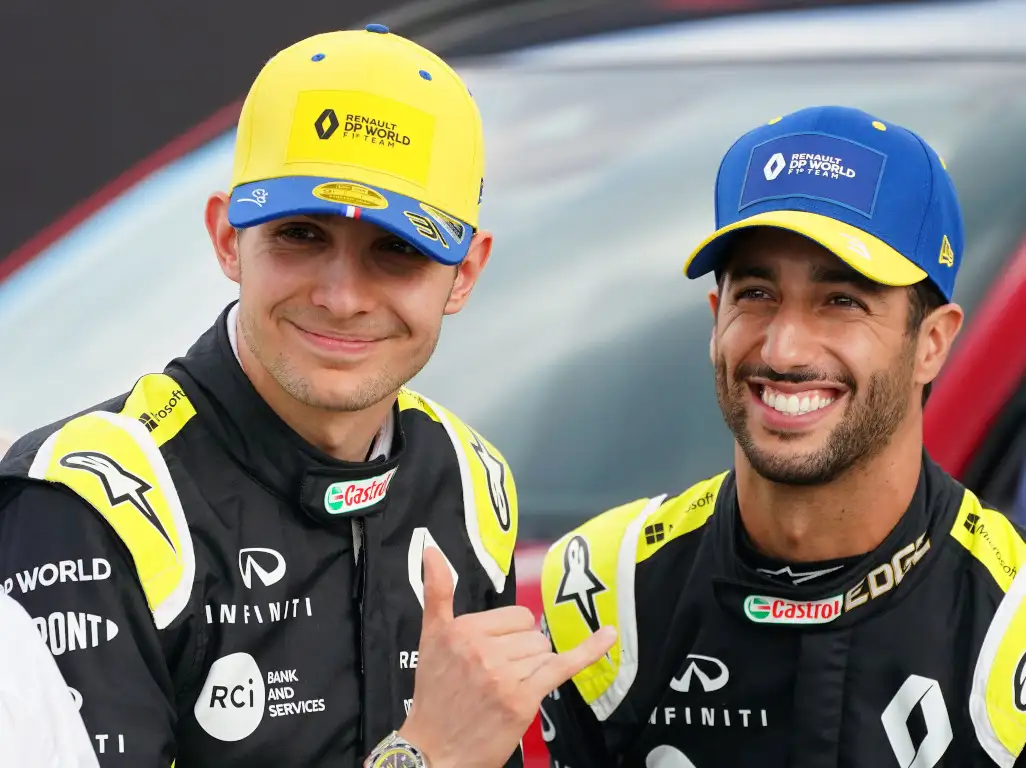 Esteban Ocon and Daniel Ricciardo