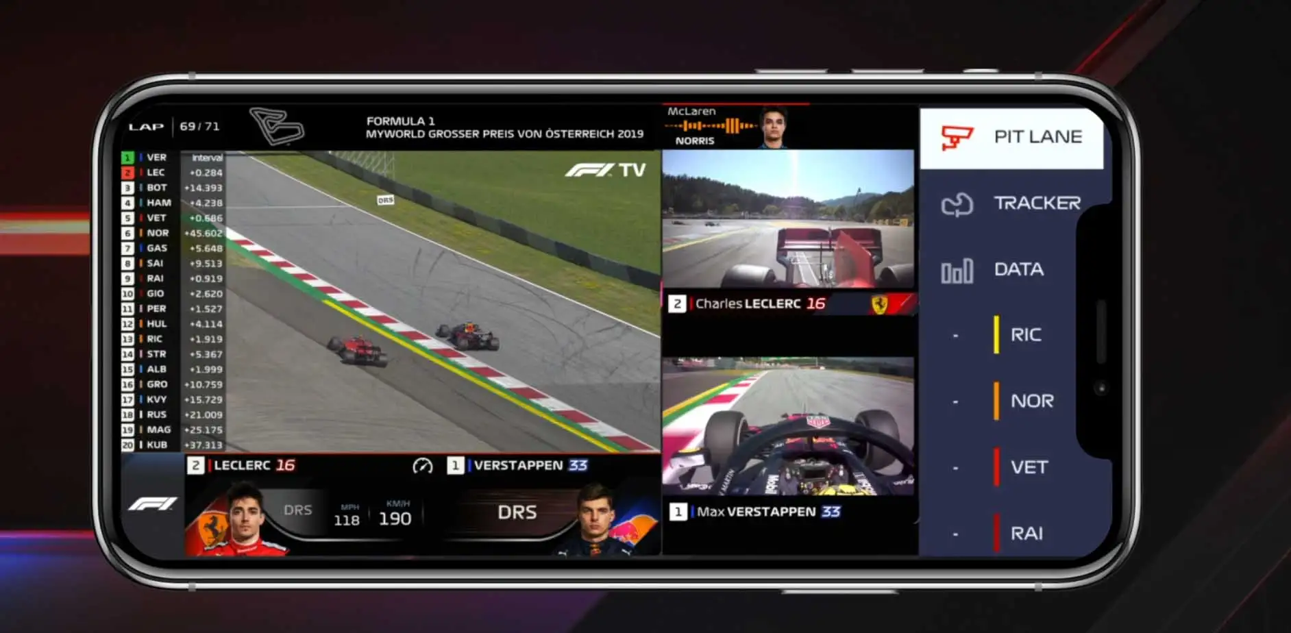Sign up for a seven-day free trial on F1 TV Pro