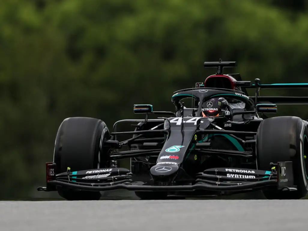 Lewis Hamilton P1 taken from Merc twitter