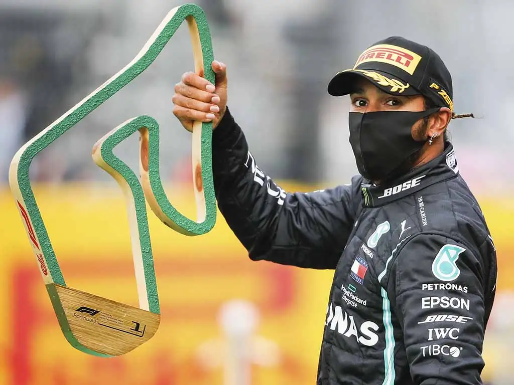 F1's trophy robots are 'a bit over the top' - Hamilton · RaceFans