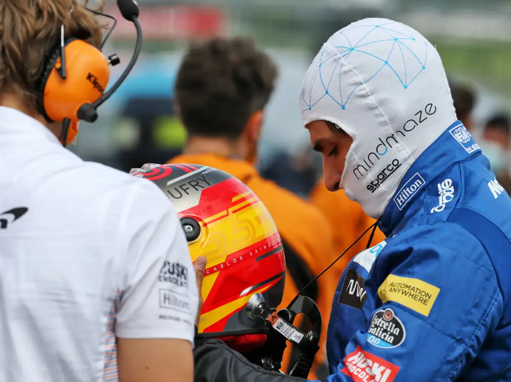 Carlos Sainz Mclaren helmet