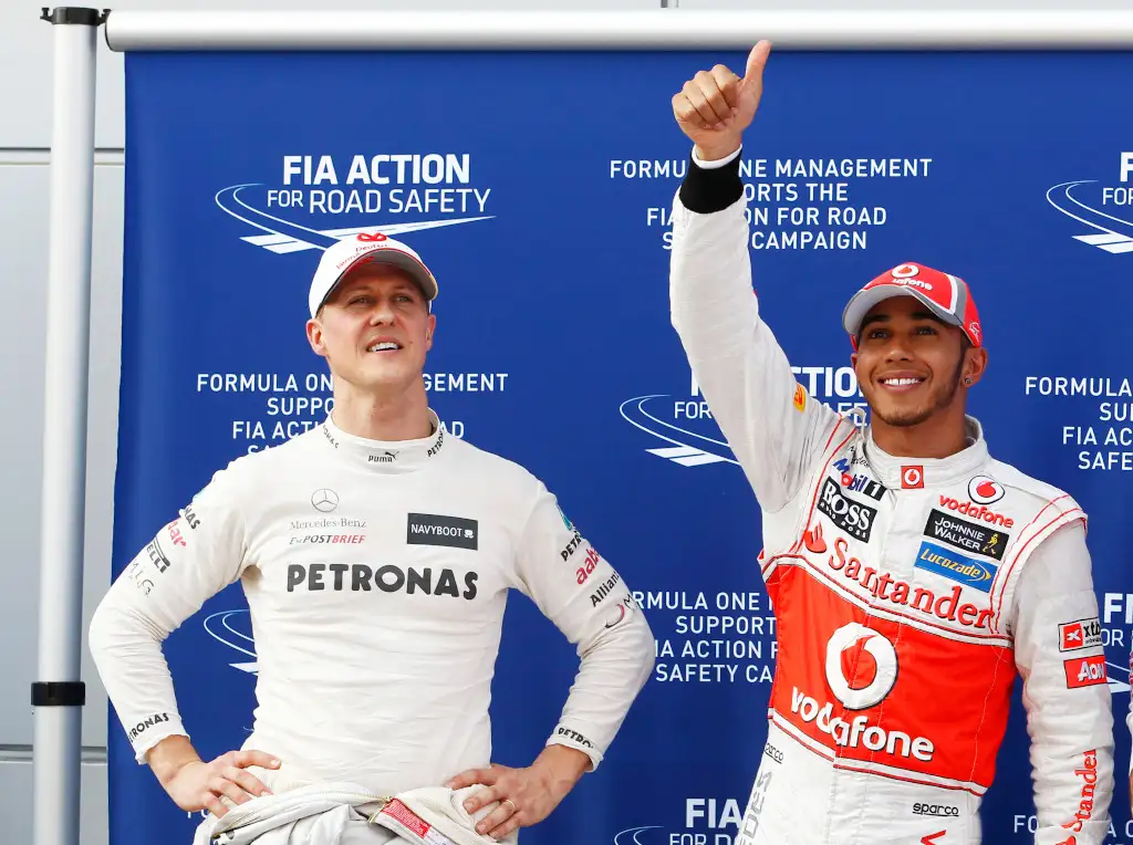 Lewis Hamilton Michael Schumacher