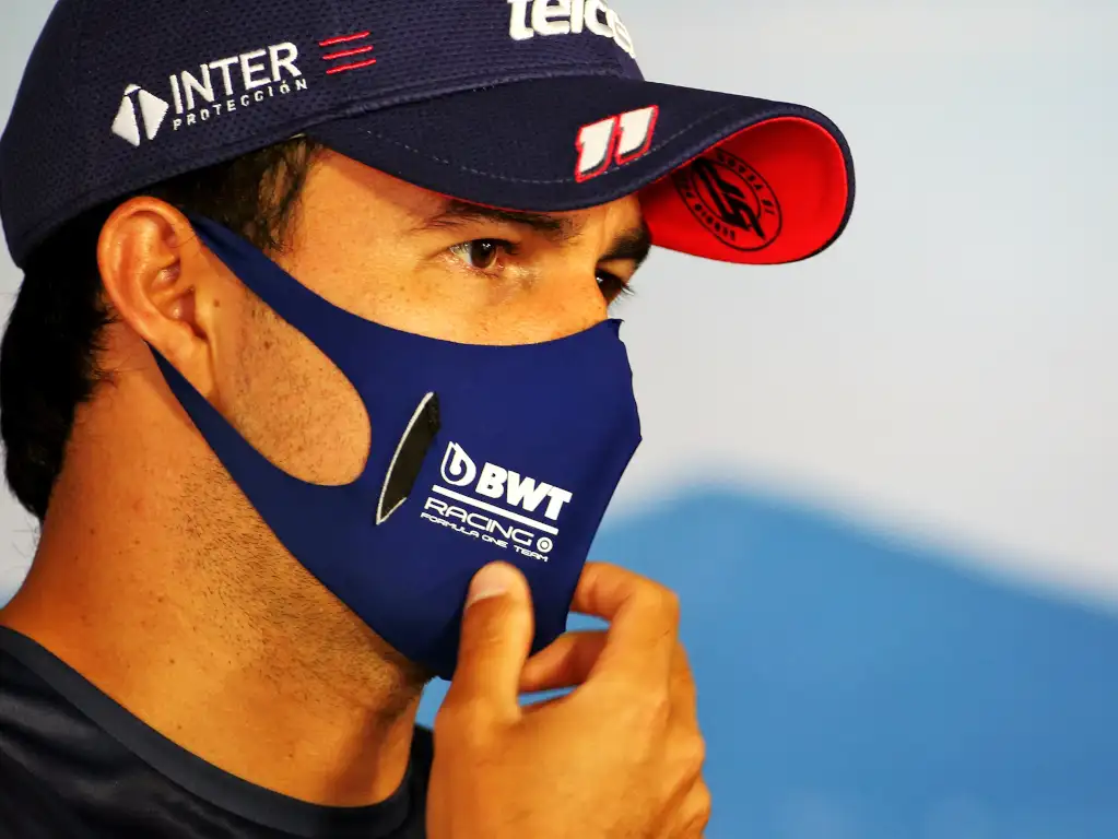 Sergio Perez face mask
