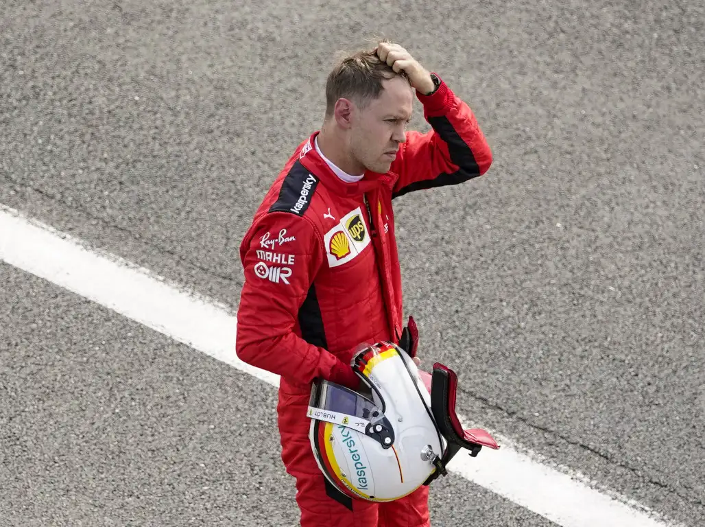 Sebastian Vettel not happy 2020