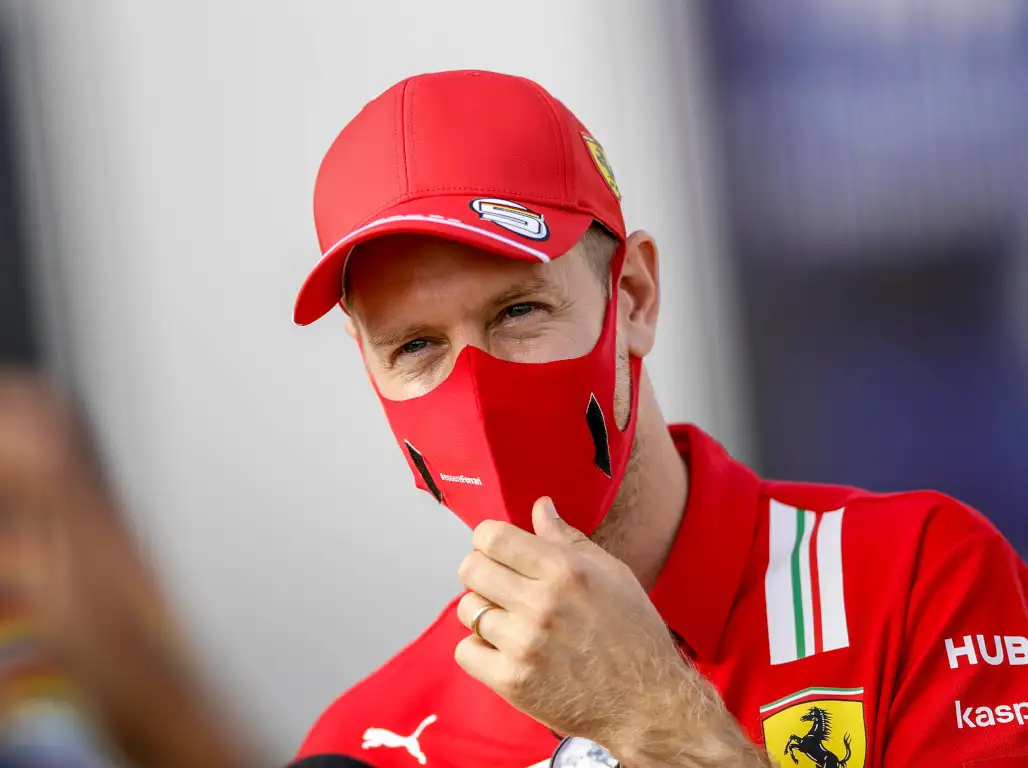 Sebastian Vettel face mask