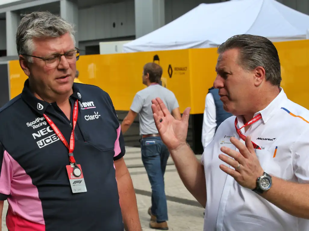 Otmar Szafnauer and Zak Brown