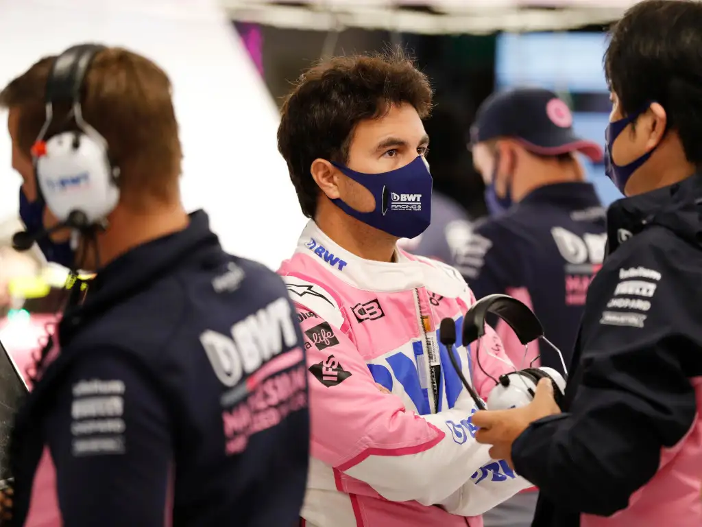 Sergio Perez Racing Point garage.jpg