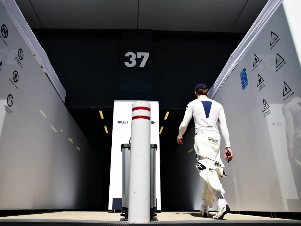 Pierre Gasly walking