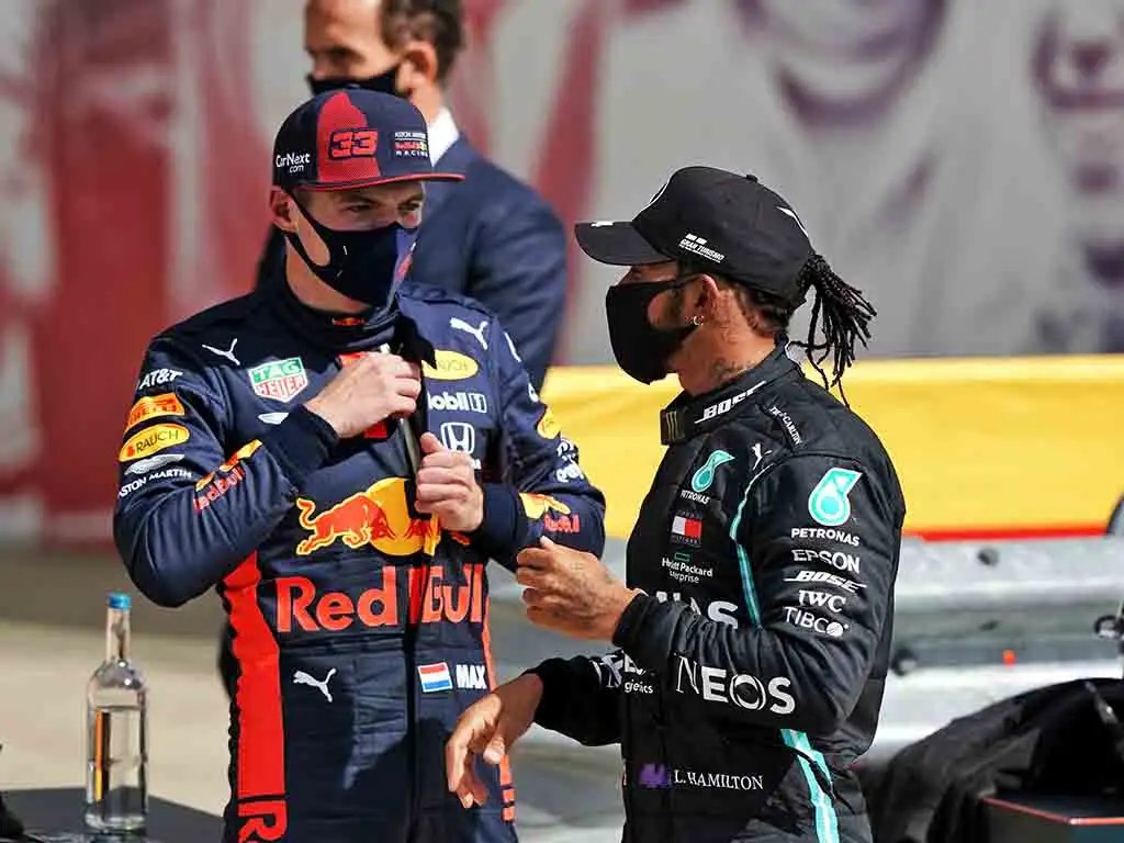 Max Verstappen Lewis Hamilton PA