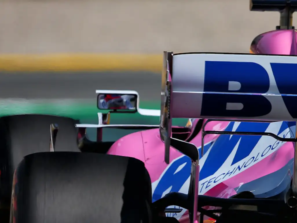 Sergio Perez mirror Racing Point