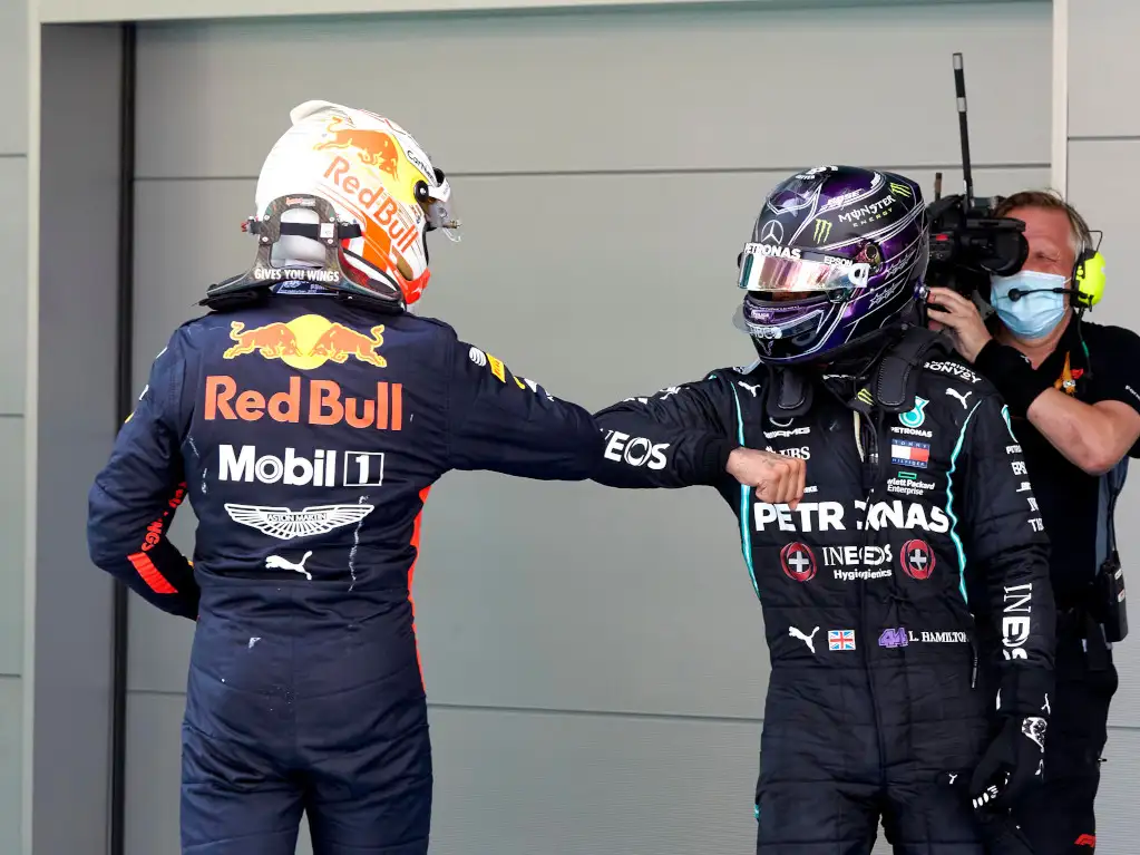 Max Verstappen and Lewis Hamilton elbow bump.jpg