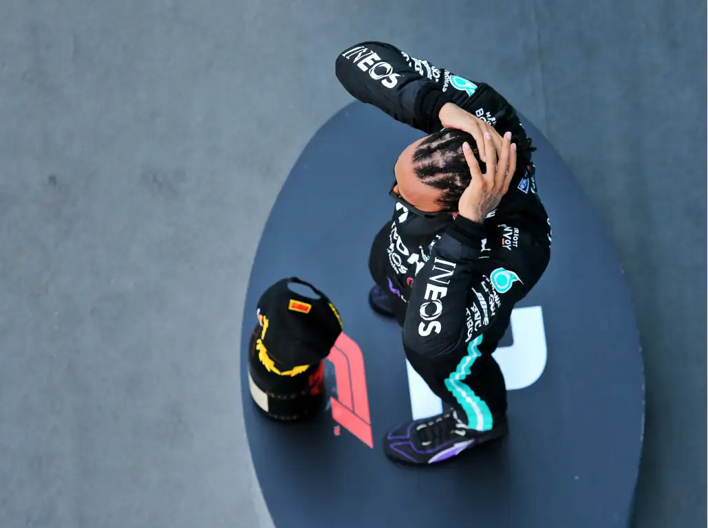 Lewis Hamilton podium