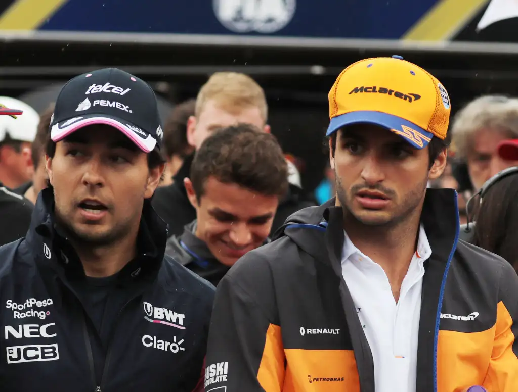 Sergio perez and Carlos Sainz
