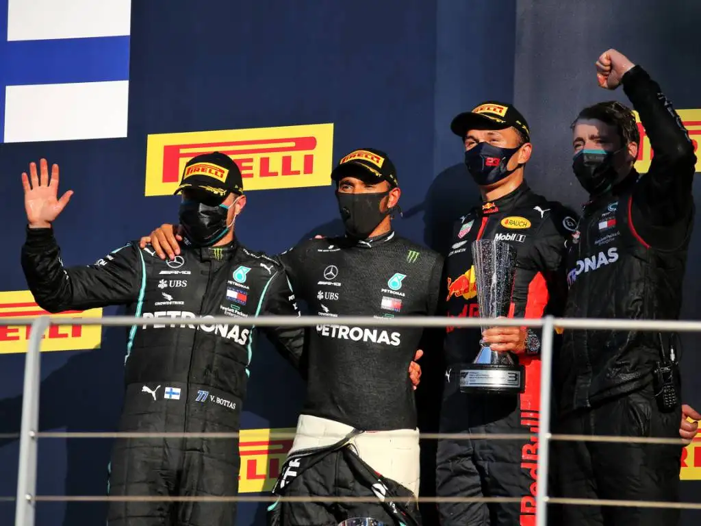 Tuscan Grand Prix podium