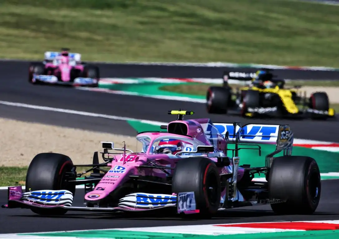 Lance Stroll (Racing Point) during the Tuscan Grand Prix
