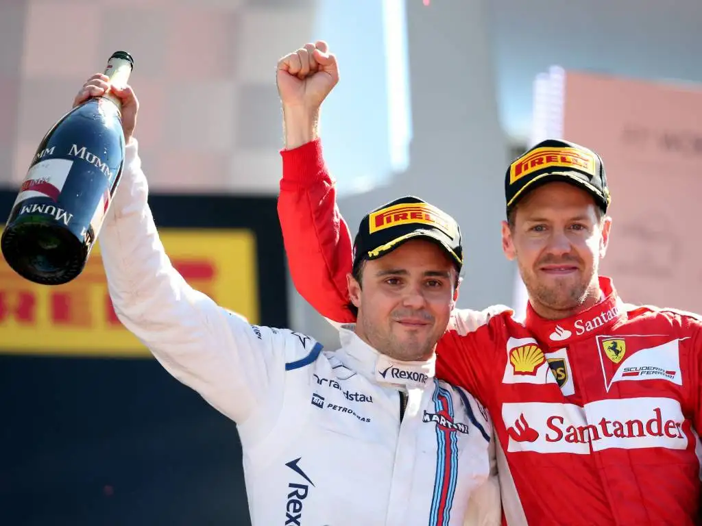 Felipe Massa and Sebastian Vettel