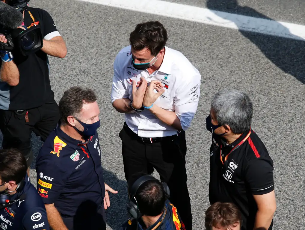 Mercedes Toto Wolff and Red Bull Christian Horner