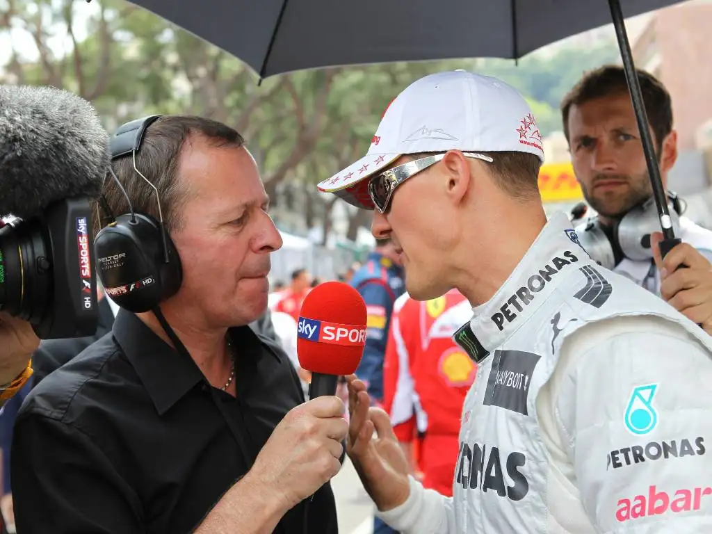 Martin Brundle interviews Michael Schumacher