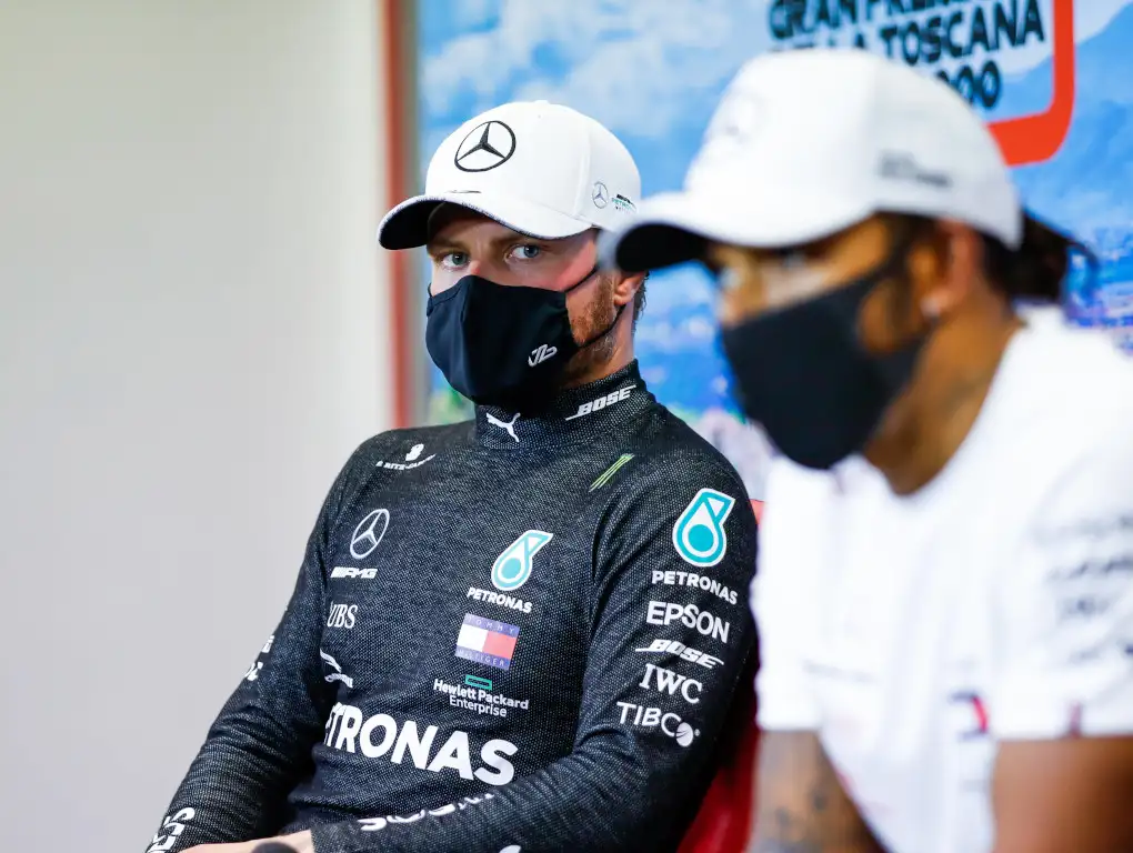 Valtteri Bottas and Lewis Hamilton