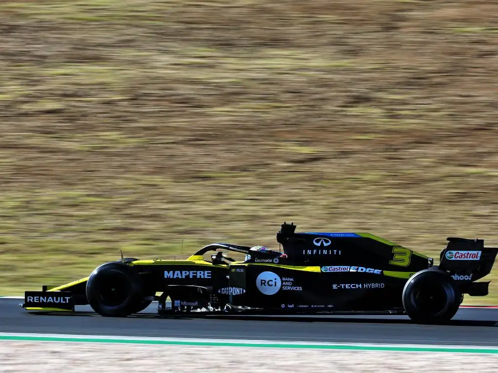 Daniel Ricciardo (Renault) during practice for the Portuguese Grand Prix