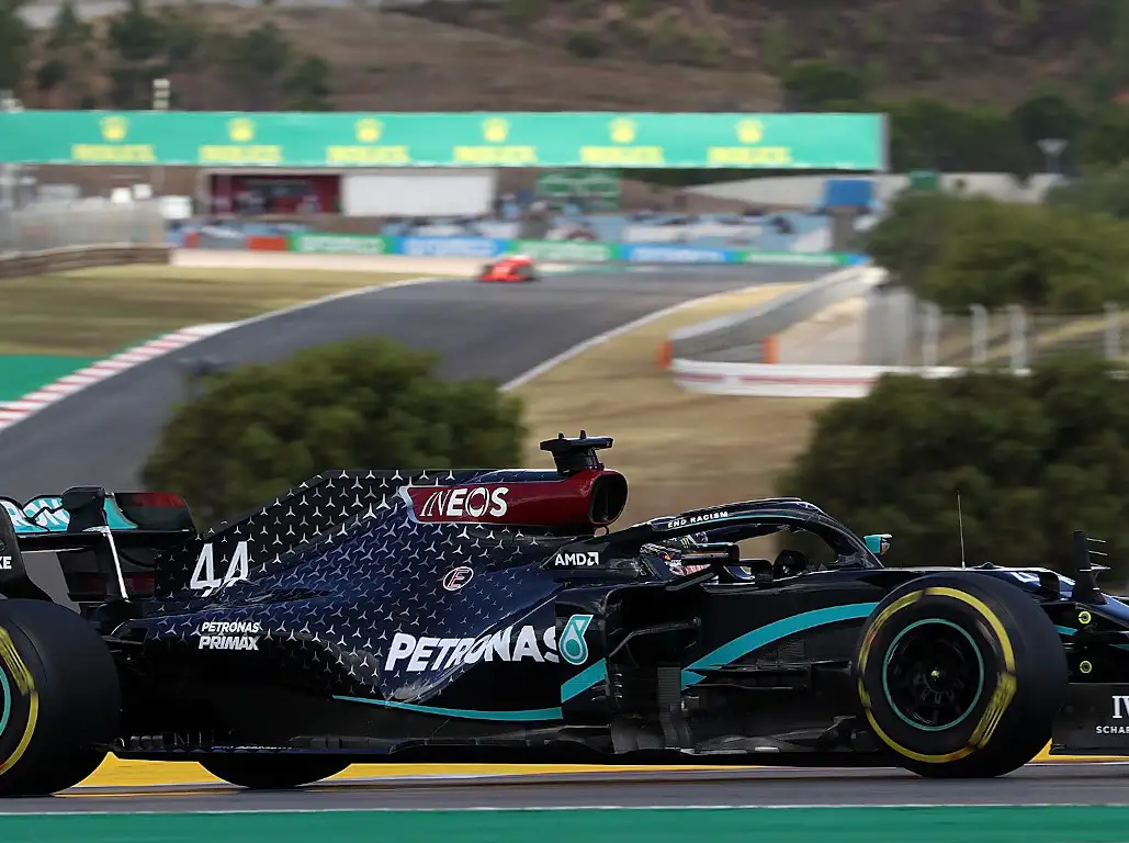 Lewis Hamilton puts it on pole in Portimao | PlanetF1 : PlanetF1