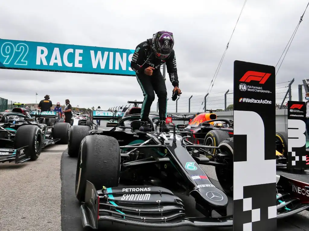 Hamilton stands alone in Formula One after 92nd victory