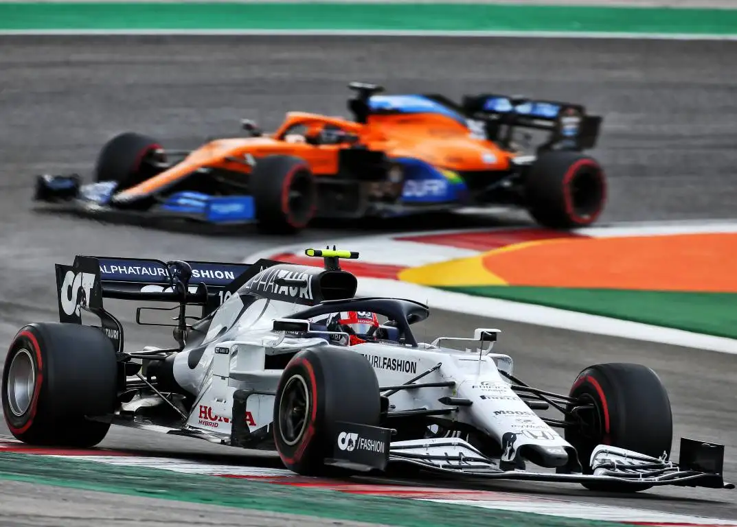 Pierre Gasly, AlphaTauri, during the Portuguese Grand Prix