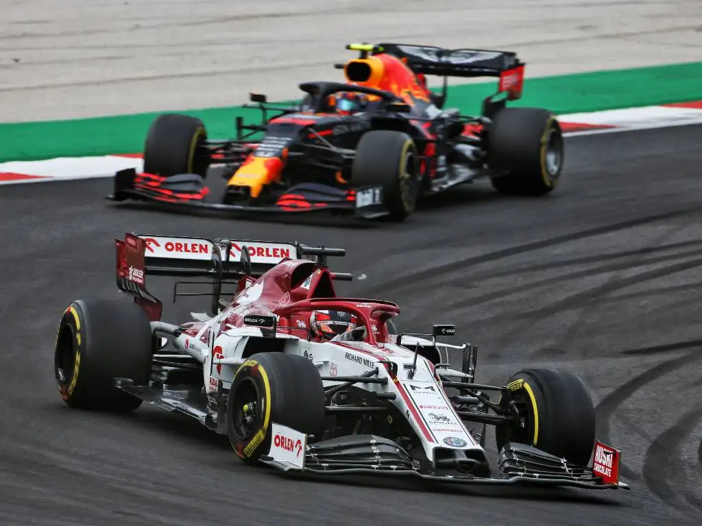 Kimi Raikkonen, Alfa Romeo, during the Portuguese Grand Prix