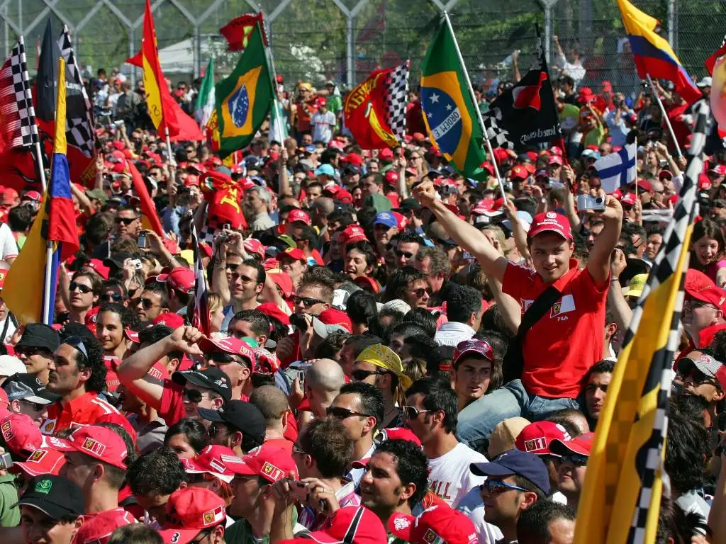 Formula 1 fans at Imola