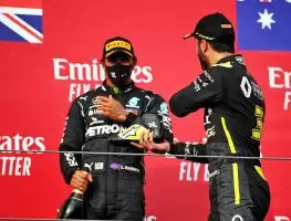 Ricciardo: Hamilton shoey part of a strange 2020