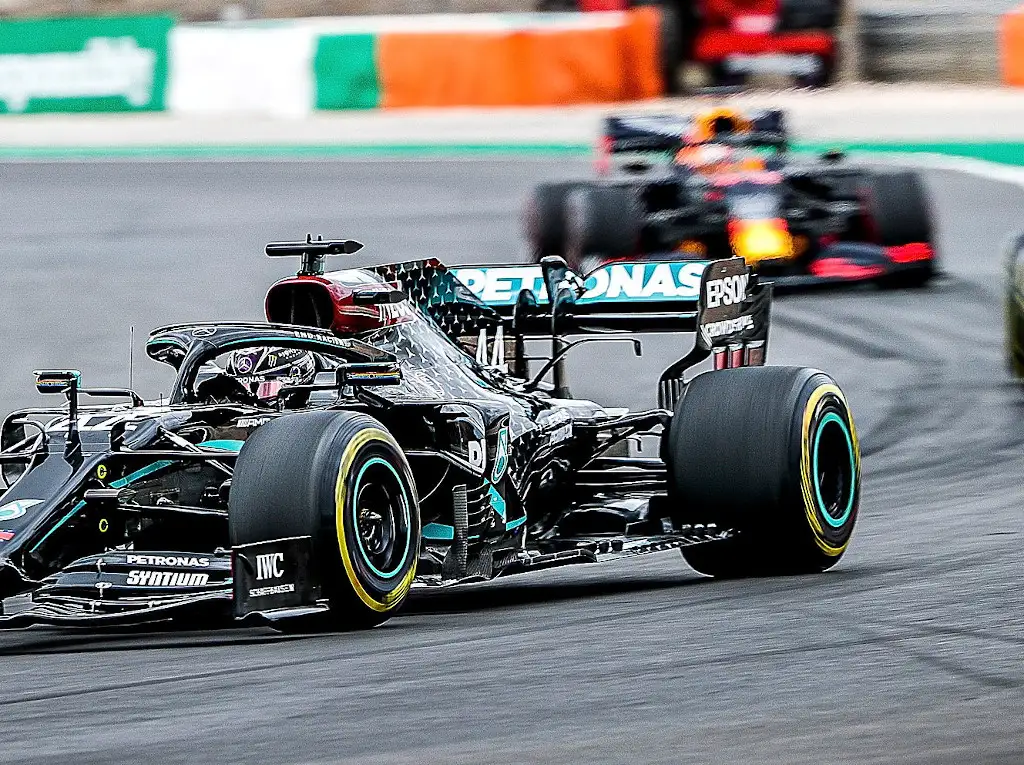 Lewis Hamilton and Max Verstappen