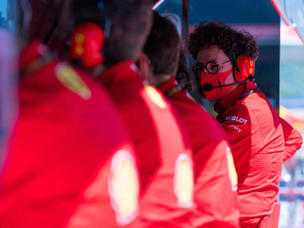 Ferrari team principal Mattia Binotto