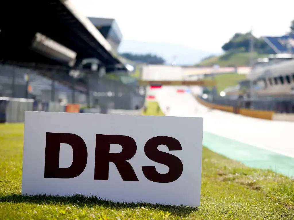 DRS marker at the Red Bull Ring