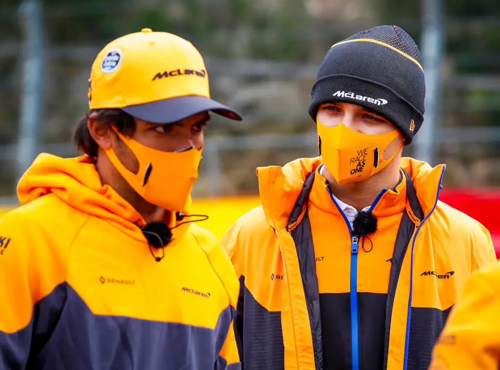 Carlos Sainz and Lando Norris McLaren