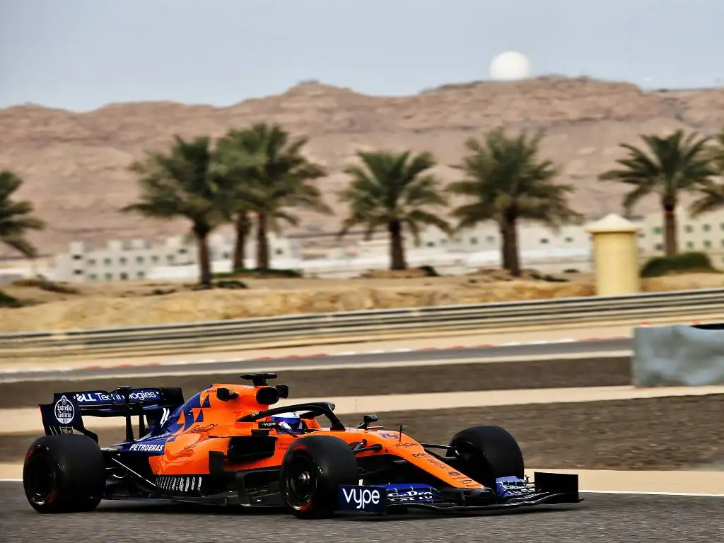 Fernando Alonso testing for McLaren at Bahrain in 2019