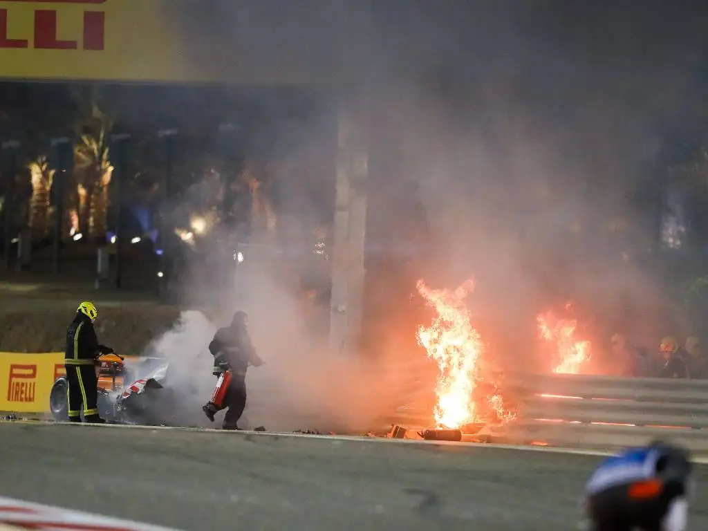 Mexico GP stopped as F1 car bursts into flames after huge high