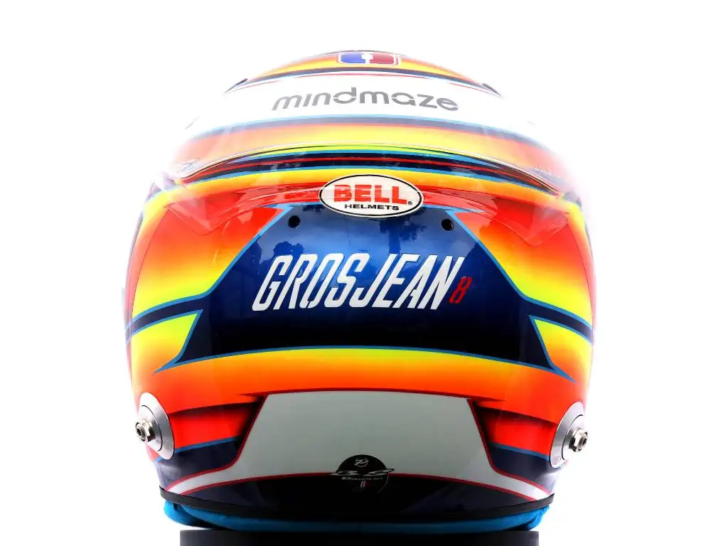 Romain Grosjean helmet