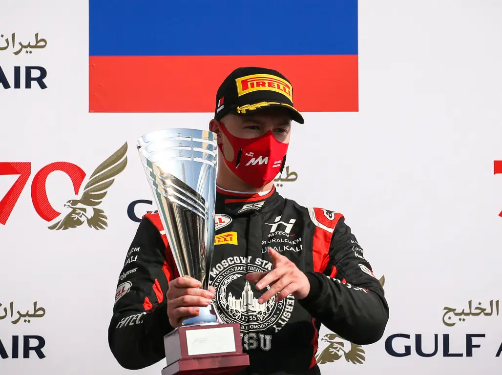 Nikita Mazepin Formula 2 podium
