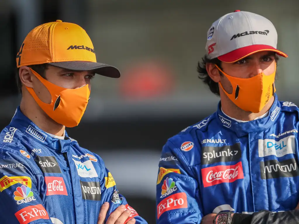 Lando Norris and Carlos Sainz